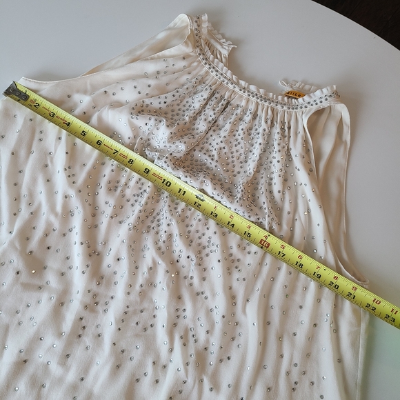 Alice+Olivia Cream Halter Mini Cocktail Dress Med - Picture 12 of 14